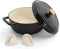 Bonnlo Round Dutch Oven, Enameled Cast Iron Dutch Oven Pot with Lid &