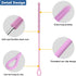 2Pcs 6mm+9mm, YOTIME Silicone Straw Cleaner Brush, Reusable Straw Brush Extra Long for Cleaning Tumbler with Handle