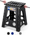 ACKO Folding Step Stool Foldable 16 Inch 400 lbs Capacity, Plastic Stools