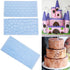 10Pcs/Set Fondant Impression Mat, Tree Bark, Brick, Stone Wall, Flower Cobblestone, Embossing Mold Tools