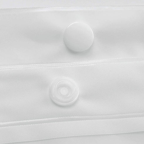 River Dream Plastic Snap in Shower Curtain Liner Replacement with Magnets, Removable Liner (1, Plastic-Update)