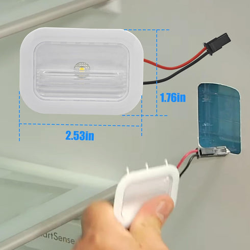 LED Light Module Replacement for Whirlpool KitchenAid Refrigerator (2) - WPW10637153 W11130208 W10758333
