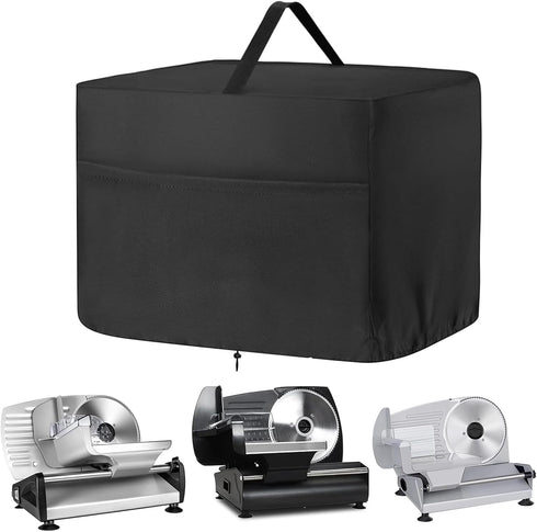 Dust-proof Meat Slicer Cover for Home, Compatible with OSTBA Meat Slicer Commercial, 15" L x 11" W x 11" H