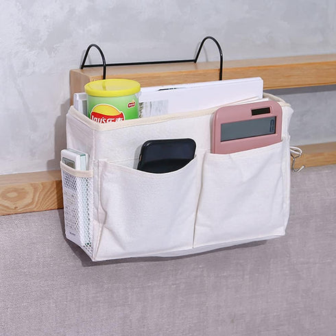 Home Multifunctional Bedside Hanging Bag College Dormitory Bedside Cloth Hanging Basket Bed Clutter Sorting Storage Bag