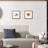 8x8 4x4 8 8 Set 15 Memory Island with Photo Frames for Wall and Tabletop Display, by Walnut Wood Picture Frames with HD