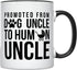 YouNique Designs Promoted To Uncle Mug, 11 Ounces - Uncle Pregnancy Announcement Gift for Best Brothers