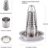 AMOZO 304 Container.2 Pack Beer Can Chicken Holder for Grill and Smoker - Premium Grade Stainless Steel Chicken Holder