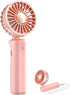FrSara Mini Handheld Fan, Rechargeable Small Folding Fan, 3-Speed, 2000mAh Power Bank, Portable for Outdoor Travel