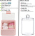 Tecbeauty Qtips Storage Organizer, 2-Grid Dispenser with Hinged Lids for Swabs, Balls, Pads, Pink