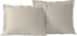 TODAY'S HOME 2-Pack Tailored Bed Pillow Shams, Cotton Blend Design, Standard, Ivory