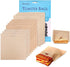 10 Toaster Bags - Reusable Non Stick Grilled Cheese Bags for Sandwiches, Chicken, Nuggets, Panini, and Garlic Toasts
