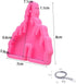 2 Pcs Castle Silicone Mold with Hole, Castle Shaped Keychain Molds and 10 Pieces Key Rings with Chain