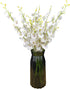 Silk Flowers in Bulk, 10 Pcs Artificial Orchids (Each 20”) for Wedding Party Home Office Decoration