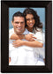 Lawrence Frames Estero Collection, Black Wood Picture Frame, 4 by 6