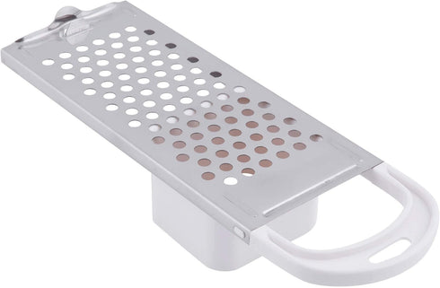 Stainless Steel Spaetzle Maker for Noodle Dumpling with Safety Pusher
