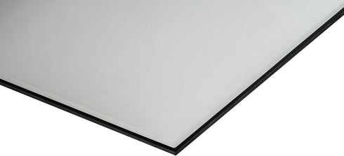 Red Co. 12" x 18" Large Decorative Frameless Beveled Edge Wall Mirror - Rectangular Hanging Design