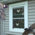 Anti-Collision Window Stickers for Birds, Glass Decals Clings to Stop Bird Strikes, 16 Pieces Butterfly
