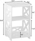 BYFU White Side Table, Small End Table with Storage Shelf, 3-Tier Nightstand for Bedroom and Living Room