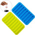 Webake 2 Pack Ice Stick Cube Trays Silicone Molds 8 Cavity for Water Bottles and Cocktails (Blue+Green)
