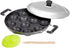 Appam Patra Paniyaram Non Stick Pan, Takoyaki or Danish Aebleskiver Filled Pancake Pastry Maker Set of 1, 12 Pits with