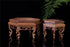 6.5" THY COLLECTIBLES Beautiful Hand Craft Hexagon Rosewood Oriental Fishbowl Vase Stand