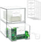 Laundry Room Organization Storage Drawer with Labels, Clear Stackable Drawers for Laundry Room Organizing Decor