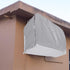 Air Conditioner Cover, Outdoor Rectangle Anti-Snow Waterproof Home Use - Silver (Size: 37x15.7x28.7inch)