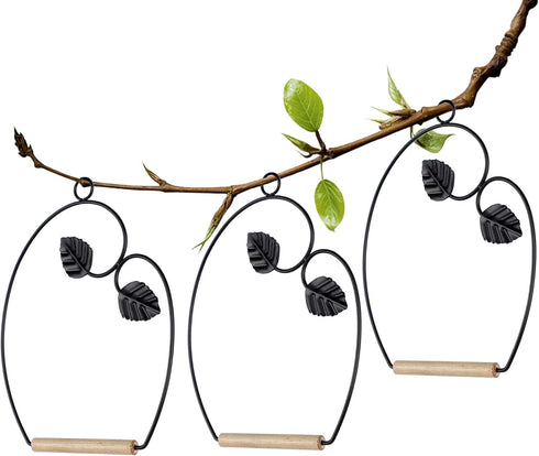 winemana Set of 3 Hummingbird Swings, Rust Resistant Metal Frame, Perfect for Hanging Indoor or Outdoor
