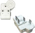 Refrigerator Freezer Compressor PTC Starter Relay, 4 Pins Over Load Protector Accessories Compatible ZHB Series