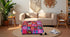 22x22x5 inches, CRAFT KALA Indian Square Patchwork Traditional Pouf Cover Indian Living Room Poufs Decorative