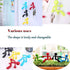 Creative Wall Climbing Villain Refrigerator Magnets, Magnet Key Hanging in Orange, Blue, Red, Green