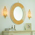 Set 2 Sziqiqi Iron Wall Candle Sconce Holder of Hanging Wall Mounted Pillar Candle Sconces Holder, Wall Sconces Decor