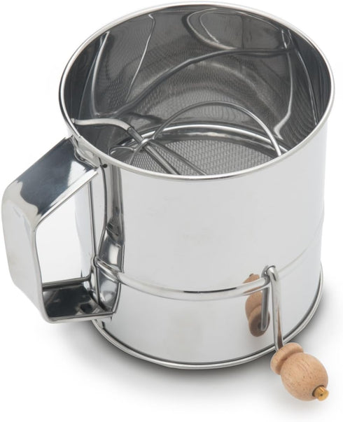 3-Cup Fox Run Flour Sifter, Stainless Steel