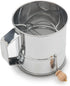 3-Cup Fox Run Flour Sifter, Stainless Steel