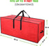 Primode Christmas Tree Storage Bag | Fits Up to 9 Ft. Tall Disassembled Tree I 65"x15"x30" Holiday Tree Storage Case | Protective Zippered Artificial Xmas Tree Bag (9ft, Red) by Primode