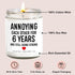 6 Years Iron Anniversary Gifts, Gifts for Him, Her, 6th Wedding Anniversary, Funny Gifts for Couples, Men, Women