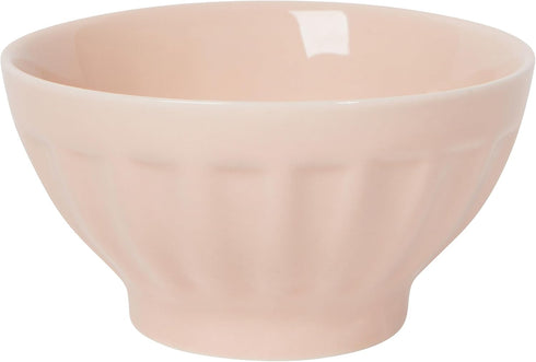 Now Designs Flora Stoneware Sundae Bar Bowls, Set of 6, 4 oz, Perfect for Ice Cream and Desserts