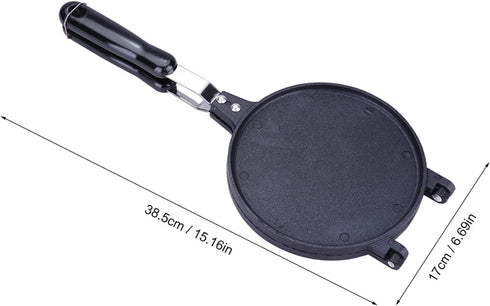 TOPINCN Waffle Cone Maker, Waffle Egg Roll Nonstick Coating Baking Pan Egg Roll Maker, Double Sided Pancake Maker Multifunctional Crisp Omelet Pan Ice Cream Maker Machine 15.16 x by TOPINCN