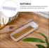 Cabilock Flatware Tray with Lid, Kitchen Drawer Organizer with Lid and Drainer, Plastic Cutlery Tray and Storage