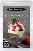 2 oz. Stemmed 20-Count Party Essentials Mini Disposable Plastic Small Portion Ice Cream/Dessert/Yogurt/Parfait Sample