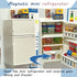 Set Play,16Pieces Ouliget Miniature Model Refrigerator Fridge Magnet,Unique Novelty Cute Mini Fridge Magnet,Mini
