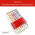 MixCraft Elixir Mixer Cocktail Stirrers - Set of 6 Stainless Steel Drink Stirring Swizzle Sticks with Colorful Words