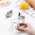 Music Note Cookie Cutter Shapes Set, 8 Pieces Stainless Steel for G Clef, Eighth Note, Piano, Violin, Guitar