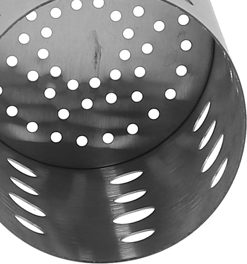 Stainless Steel Kitchen Utensil Holder, Tableware Organizer with Bottom Drain Hole for Home Storage