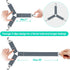 Bed Sheet Straps, Adjustable Fitted Sheet Clips, Easy to Install Fasteners, Say Goodbye to Messy Sheets (Gray-4 Pcs)
