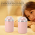 Colorful Mini Humidifier, USB Desktop Humidifier for Car, Office, Bedroom, Auto Shut Off, 2 Mist Modes - Sakura