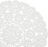 Juvale White Lace Paper Doilies for Tea Party Decorations - 12 in Round, 200 Pack Disposable Paper Placemats