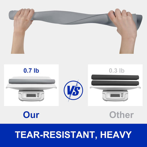 Silicone Mats for Kitchen Counter, Heat Resistant Waterproof Countertop Protector Mat, Non-Slip Grey Silicone Mats
