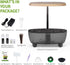 12 Pods Hydroponics Growing System Indoor Herb Garden with LED Growth Lamp Smart Water Pump Plant Germination Kit (No