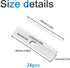 24pcs Vertical Blind Repair Vane Savers, Plastics Vertical Blind Repair Tabs, Vertical Blind Repair Clips for Vertical Blinds Replacement Slats, White by INCREWAY